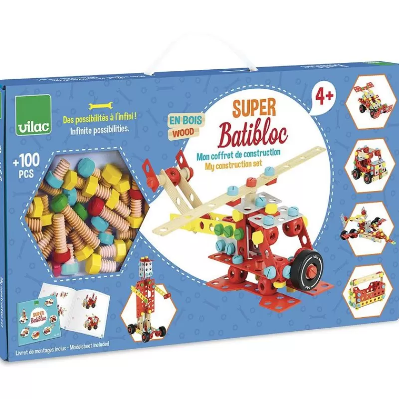 Vilac Juego De Construcción Super Batibloc - ^ Otros Juegos De Construcción