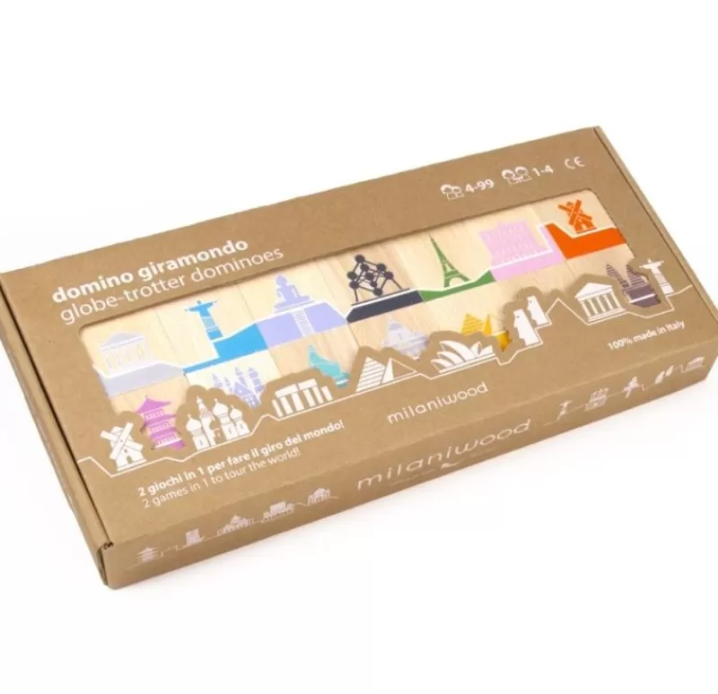 Milaniwood Juego De Domino Globe-Trotter - ^ Dominos, Loto Et Memory