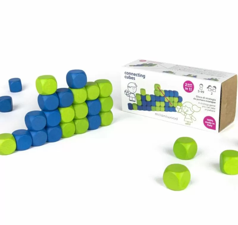 Milaniwood Juego De Estrategia Connecting Cubes - ^ Juegos De Puzzle, Estrategia Y Logica