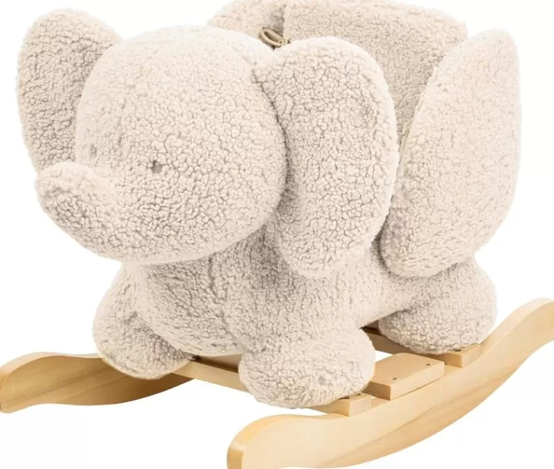 Nattou Juguete Mecedor Teddy El Elefante Crudo - ^ Escalas