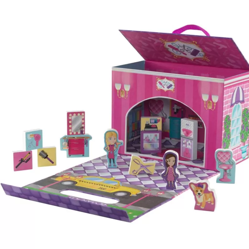 Kidkraft Kit De Juego - Salon De Belleza - ^ Casas De Muñecas