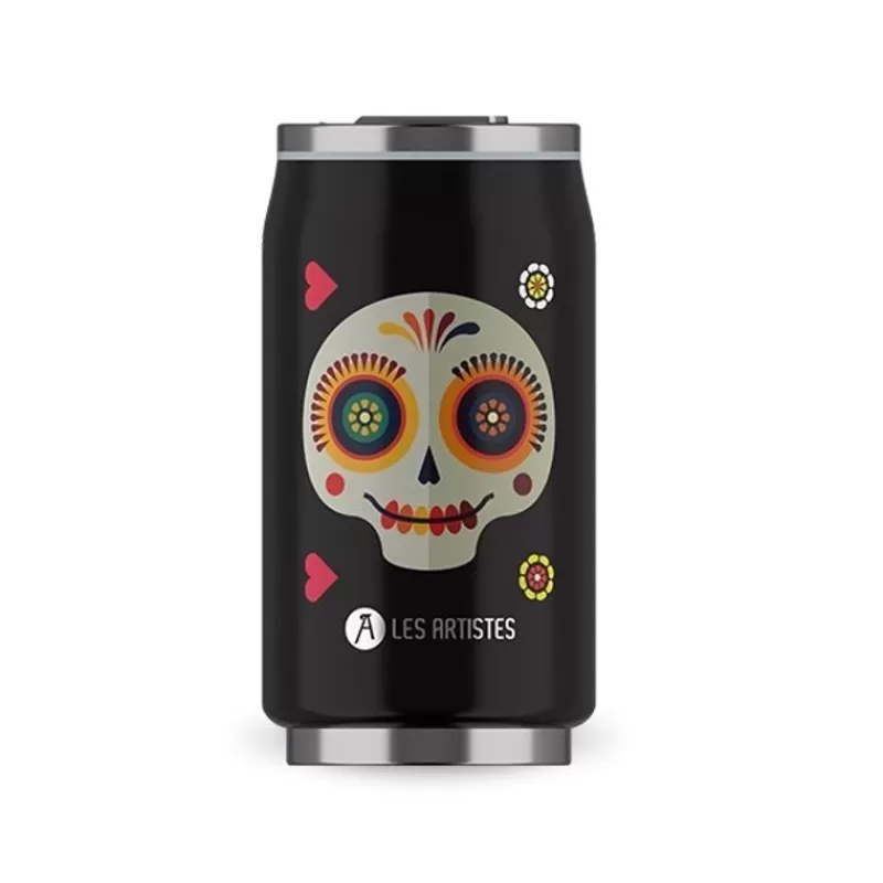 Les Artistes Paris Lata Isotermica Sugar Skull 280Ml - ^ Botellas Y Bolsas Isotérmicas