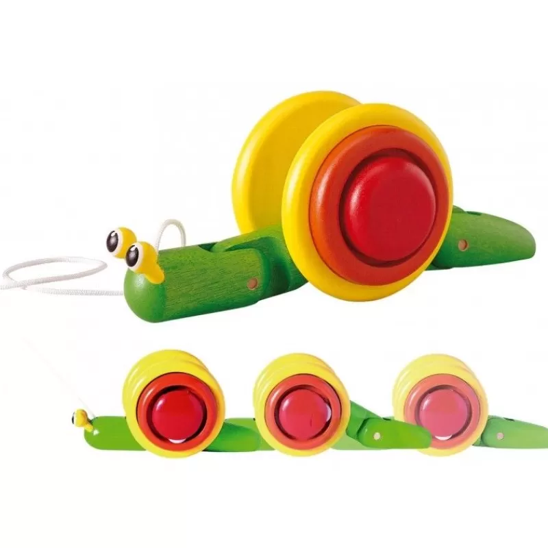 Plan Toys L'Escargot - ^ Juguetes Que Tiran Y Empujan