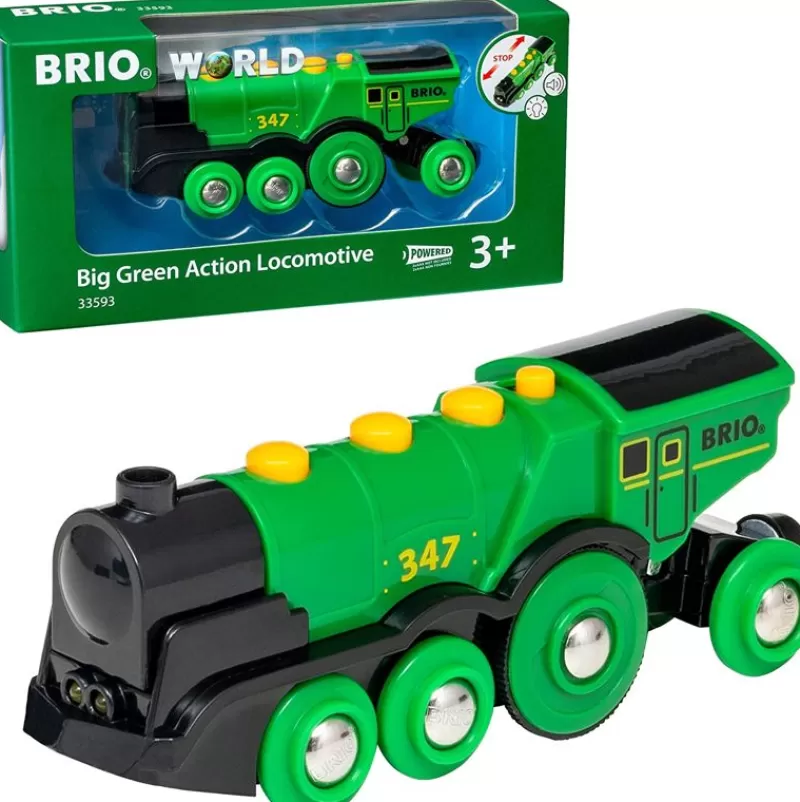 Brio Locomotora Multifuncion Verde - ^ Locomotoras, Vagones Y Trenes Brio