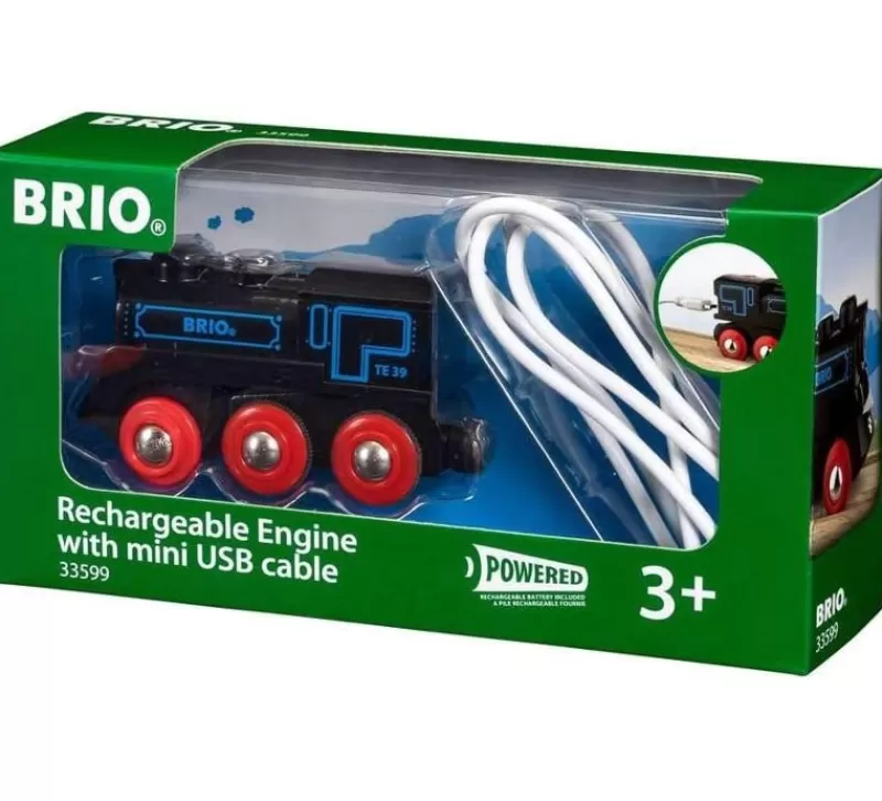 Brio Locomotora Recargable Con Minicable - ^ Locomotoras, Vagones Y Trenes Brio