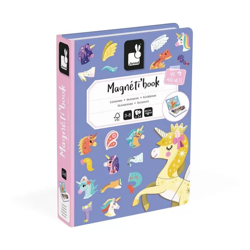 Janod Magneti'Book Unicornios - ^ Imanes, Libros Magnéticos Y Juegos Magnéticos