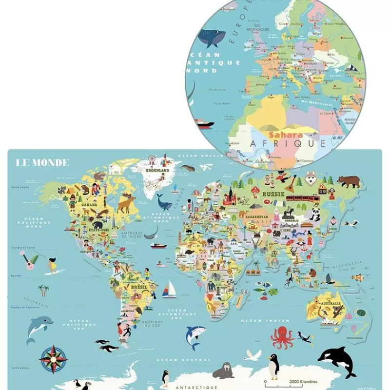 Vilac Mapa Del Mundo Magnetico Ingela P. Arrhenius - ^ Aprender Divirtiéndose