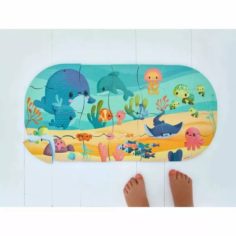 Janod Mi Puzle De Baño Oceano - ^ Puzzles De 20 A 48 Piezas