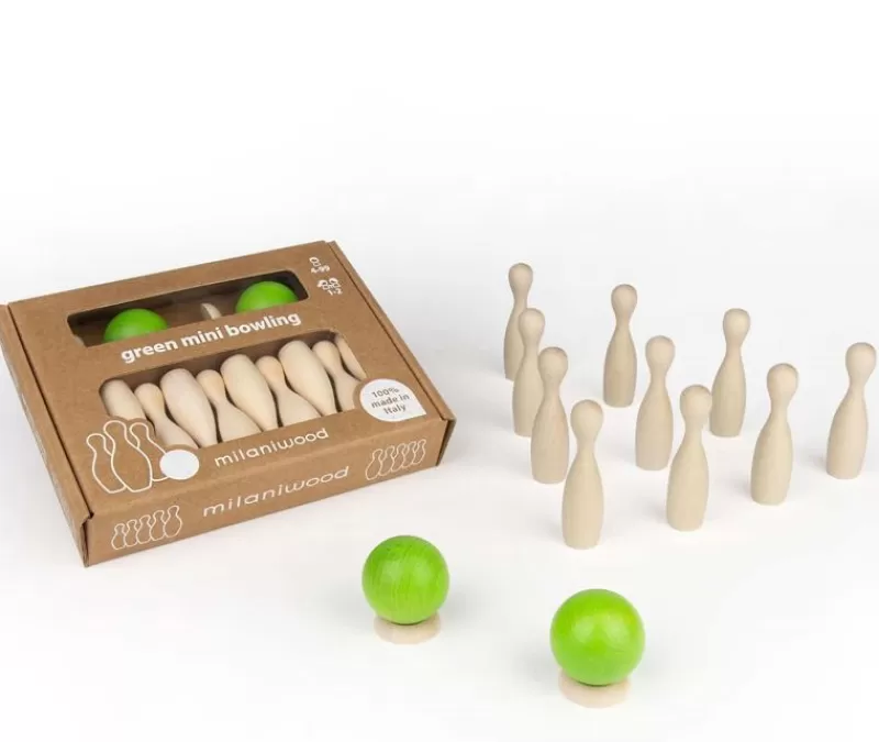 Milaniwood Mini Bolos Verdes - ^ Bolos, Petanca Y Croquet