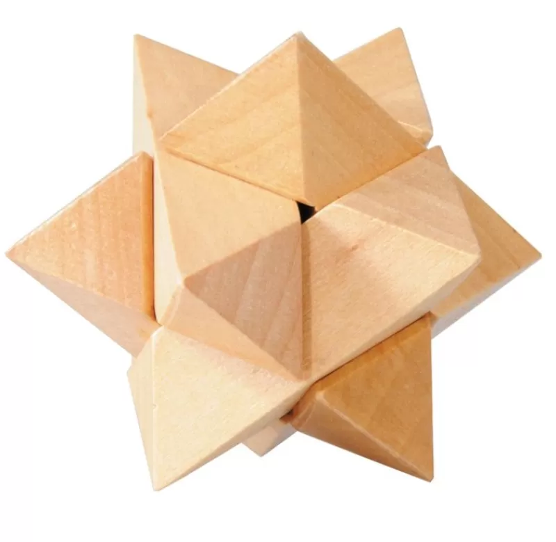 Fridolin Mini Puzzle De Madera Estrella - ^ Puzzles Y Rompecabezas