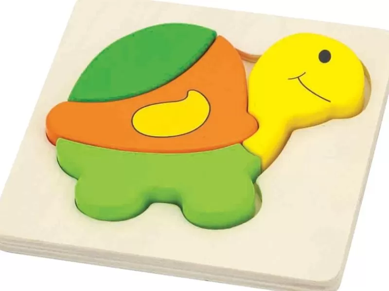 Viga Toys Mini Rompecabezas De Tortuga - ^ Puzzles Para Niños