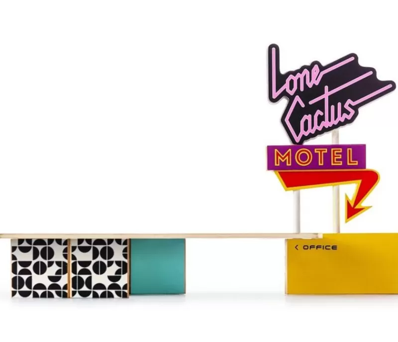 Candylab Toys Motel Cactus Solitario 2 - ^ Circuitos Routiers, Garajes, Estaciones-Servicios...