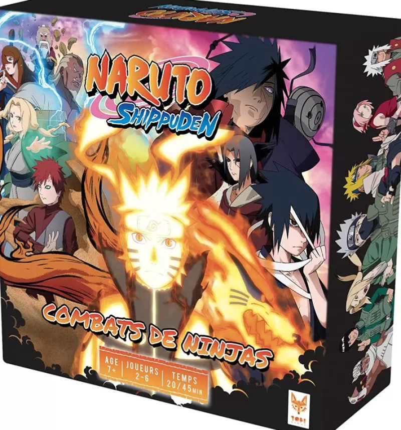 Topi Games Naruto Shippuden - Combates De Ninjas - ^ Juegos De Mesa