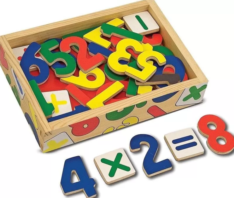 Melissa & Doug Numeros De Imanes 37 Piezas - ^ Imanes, Libros Magnéticos Y Juegos Magnéticos