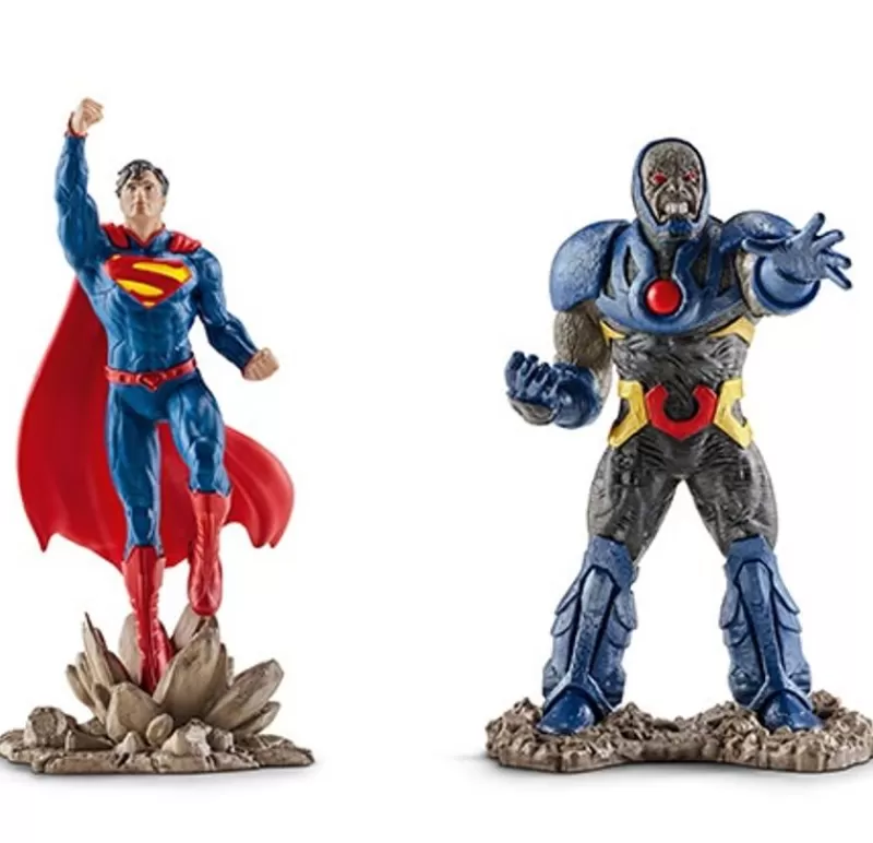 Schleich Pack De Escenarios Superman Vs Darkseid - ^ Héroes De Cómic Y Dibujos Animados