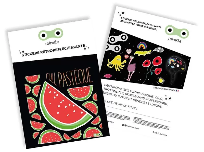 Rainette Pegatinas De Sandia Completas - ^ Cascos Y Guantes