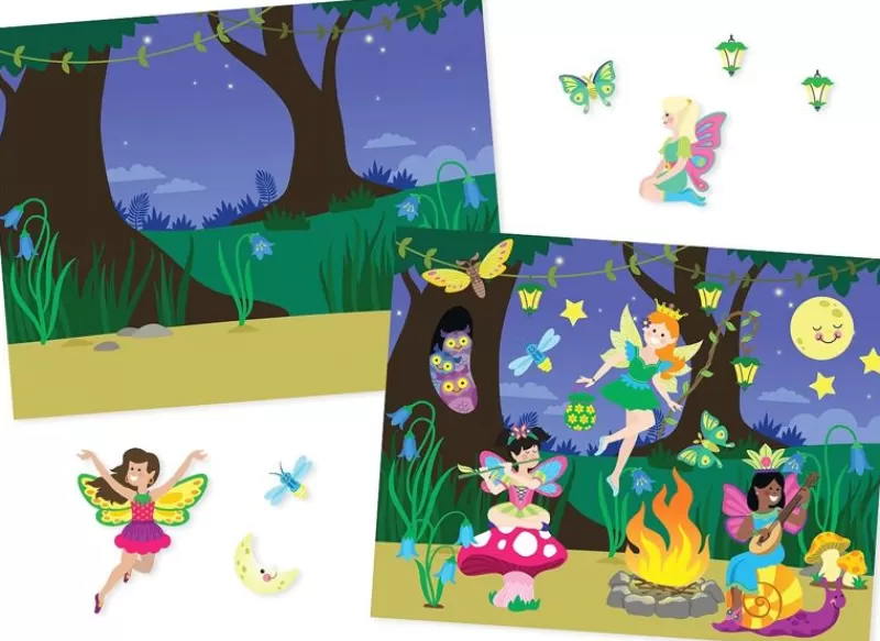 Melissa & Doug Pegatinas Reutilizables - Hadas - ^ Actividades Creativas De Ocio