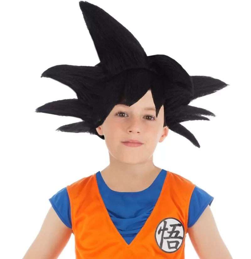 Chaks Peluca Negra De Goku Saiyan Para Nino - ^Nino Disfraces