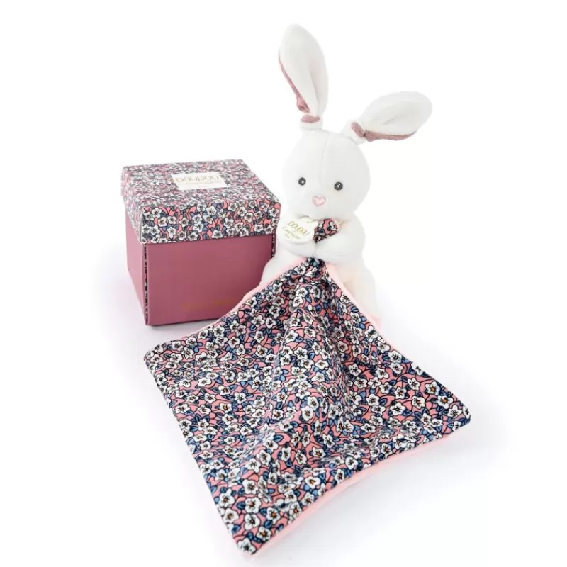 Doudou et Compagnie Peluche De Conejo Con Panuelo Rosa - ^ Doudous