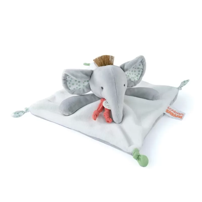 Doudou et Compagnie Peluche Elefante Gris 25 Cm - ^ Doudous