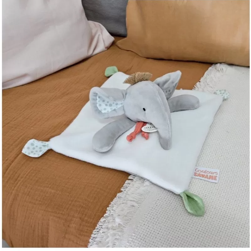 Doudou et Compagnie Peluche Elefante Gris 25 Cm - ^ Doudous