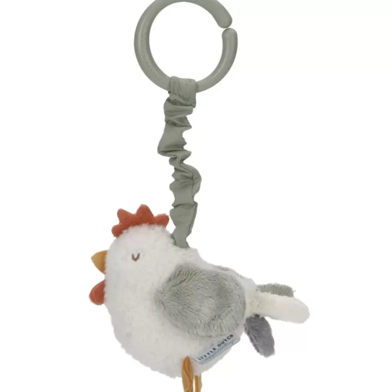 Little Dutch Peluche Pollo Vibrante Para Colgar - ^ Puertas Y Arcos De Actividad