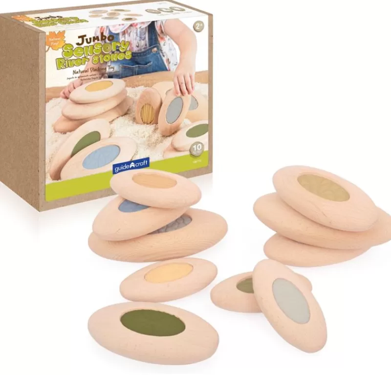 Guidecraft Piedras De Rio Sensoriales - ^ Juegos Montessori