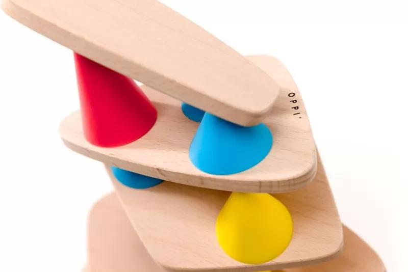 Oppi Piks - Kit De Educacion 128 Piezas - ^ Juegos De Equilibrio Y Motricidad