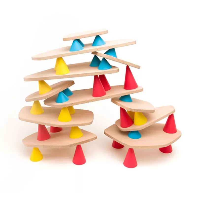 Oppi Piks - Kit Mediano 44 Piezas - ^ Juegos De Equilibrio Y Motricidad