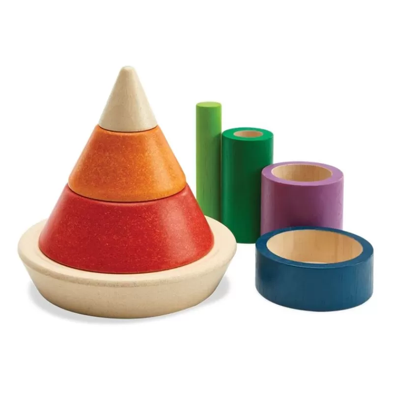 Plan Toys Piramide Apilada - ^ Bloques Y Juguetes Apilables