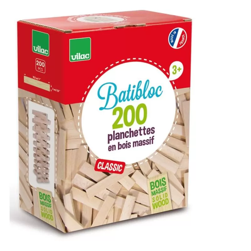 Vilac Planchetas Batibloc Classic 200 - ^ Tablas De Madera