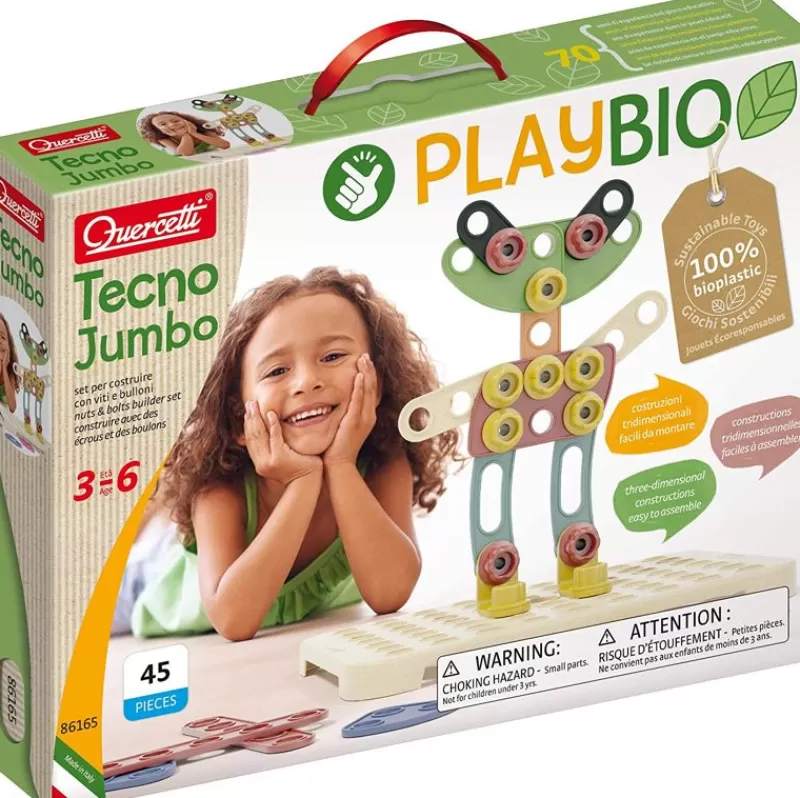 Quercetti Play Bio - Tecno Jumbo - ^ Otros Juegos De Construcción