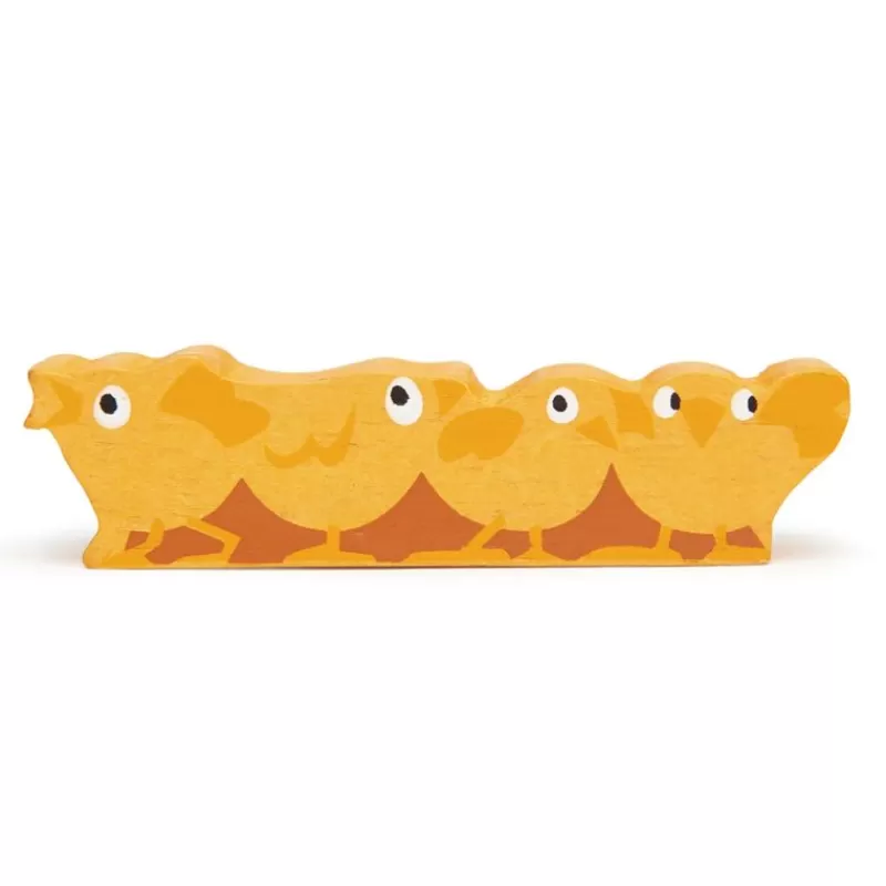 Tender Leaf Toys Pollitos De Madera - ^ Animales De Granja