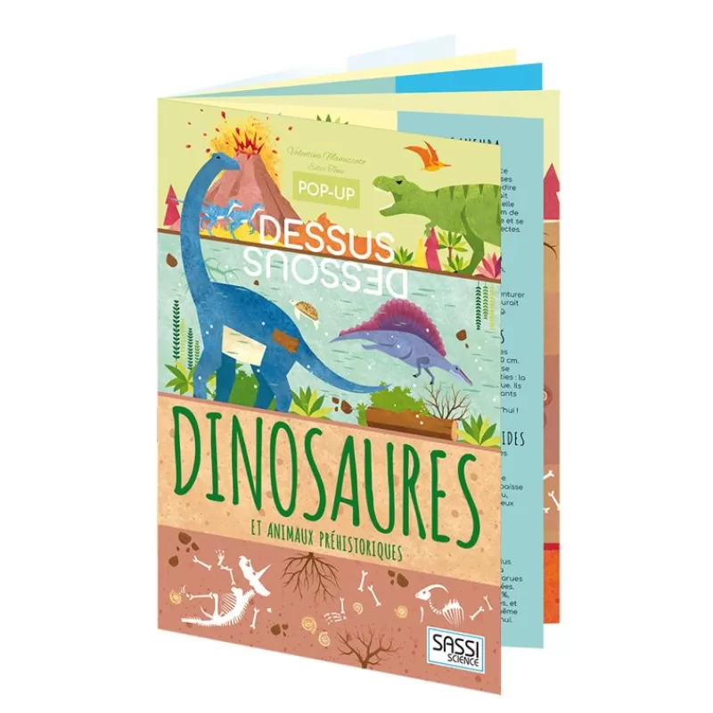 Sassi Junior Pop-Up Top & Bottom - Dinosaurios - ^ Libros