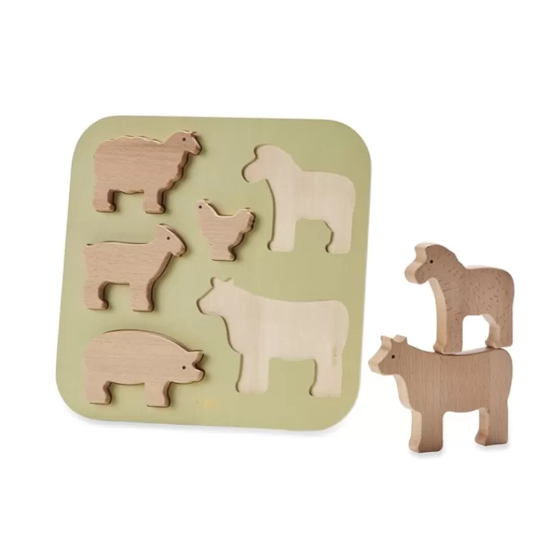 ByAstrup Puzzle - Animales De La Granja - ^ Puzzles Para Niños