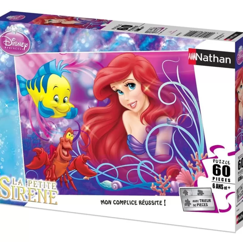 Nathan Puzzle Ariel La Sirenita 60 Piezas - ^ Puzzles De 50 A 80 Piezas