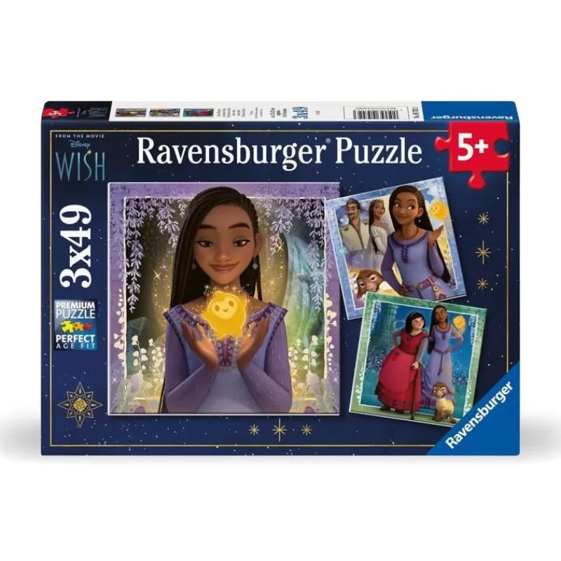 Ravensburger Puzzle Asha Disney Wish 3X49 Pcs - ^ Puzzles De 20 A 48 Piezas