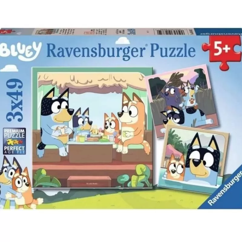 Ravensburger Puzzle Bluey 3X49 Pcs - ^ Puzzles De 20 A 48 Piezas