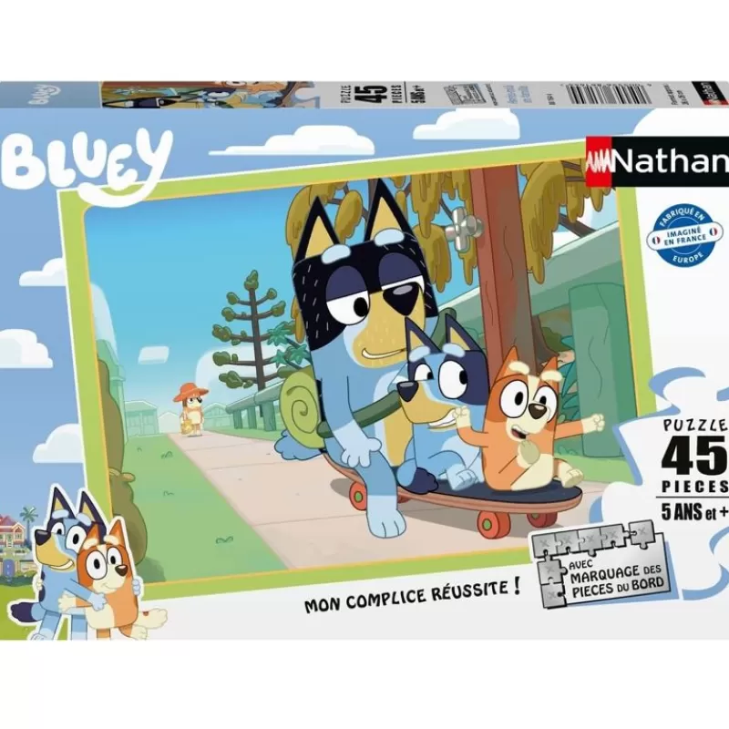 Nathan Puzzle Bluey 45 Piezas - ^ Puzzles De 20 A 48 Piezas