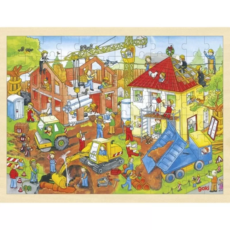 Goki Puzzle Chantier - ^ Puzzles De 100 A 200 Piezas