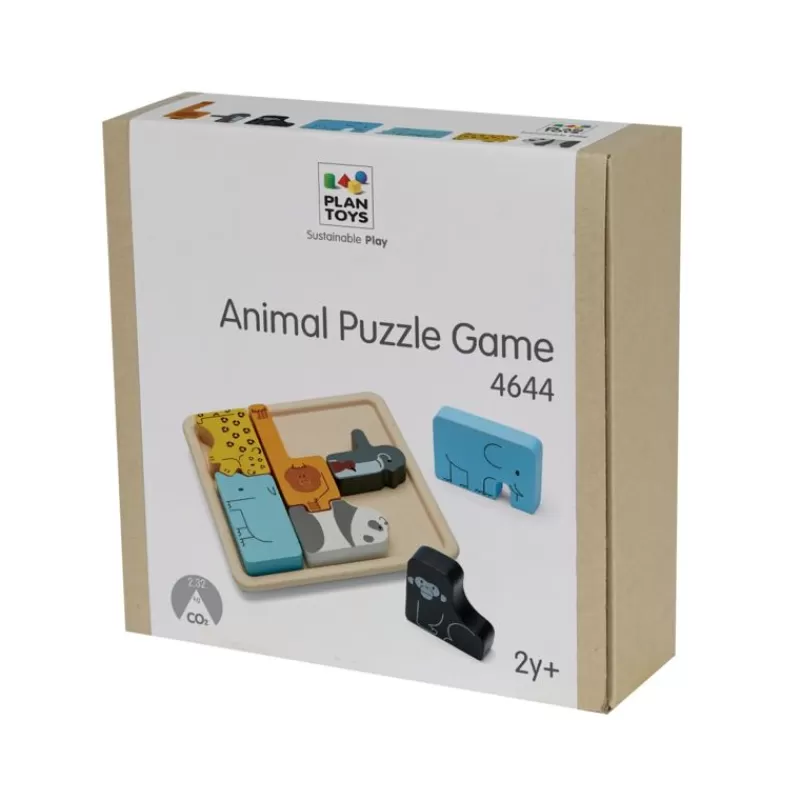 Plan Toys Puzzle De Animales 2 En 1 - ^ Puzzles Para Niños