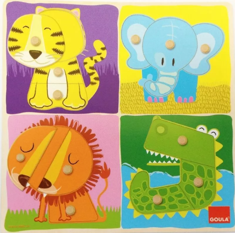 Goula Puzzle De Animales De La Selva - ^ Puzzles Para Niños