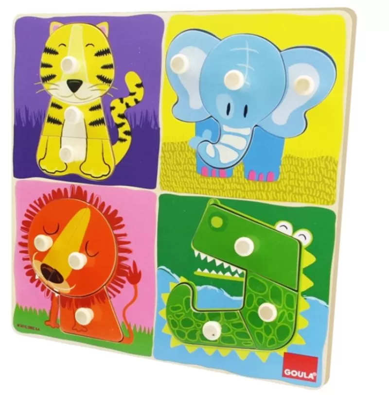 Goula Puzzle De Animales De La Selva - ^ Puzzles Para Niños