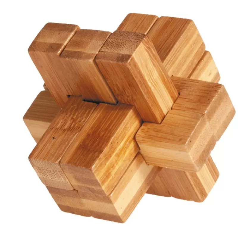 Fridolin Puzzle De Bambu Cruz Multiple - ^ Puzzles Y Rompecabezas