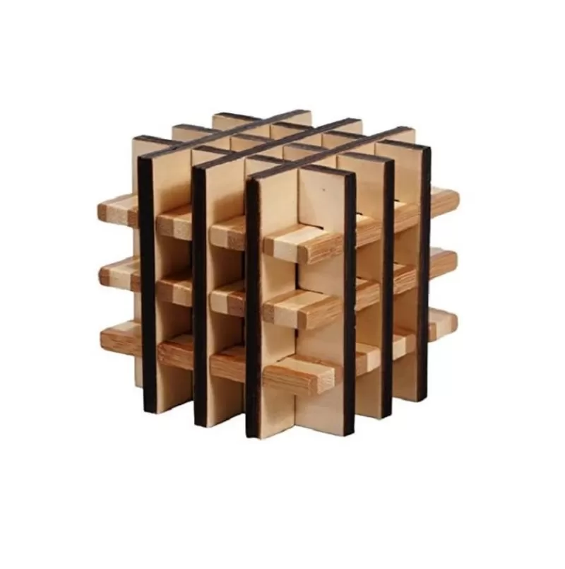 Fridolin Puzzle De Bambu Cuadrado Multiple - ^ Puzzles Y Rompecabezas