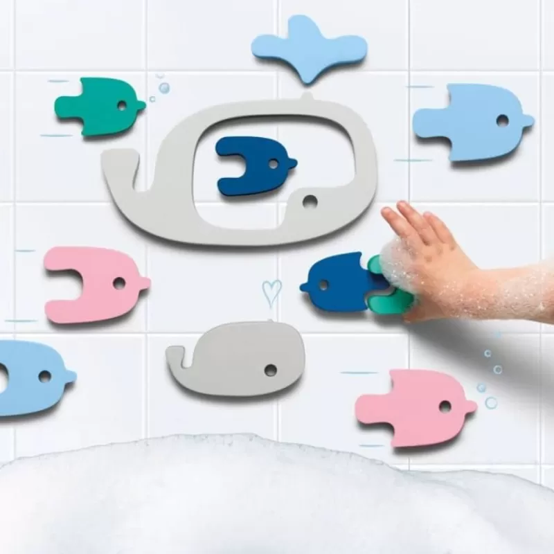 Quut Puzzle De Baño - Baleines - ^ Juguetes Para El Baño