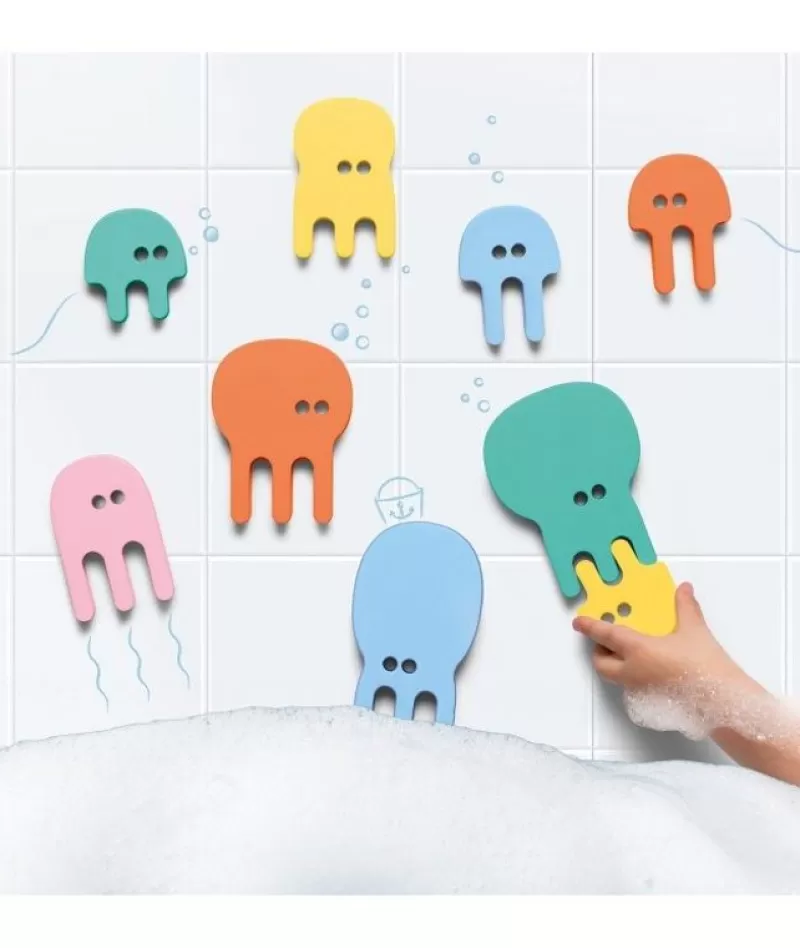 Quut Puzzle De Baño - Medusa - ^ Juguetes Para El Baño