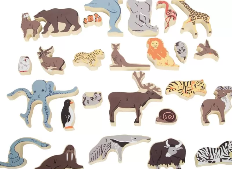 Small foot company Puzzle De Letras Y Animales - ^ Aprender Divirtiéndose