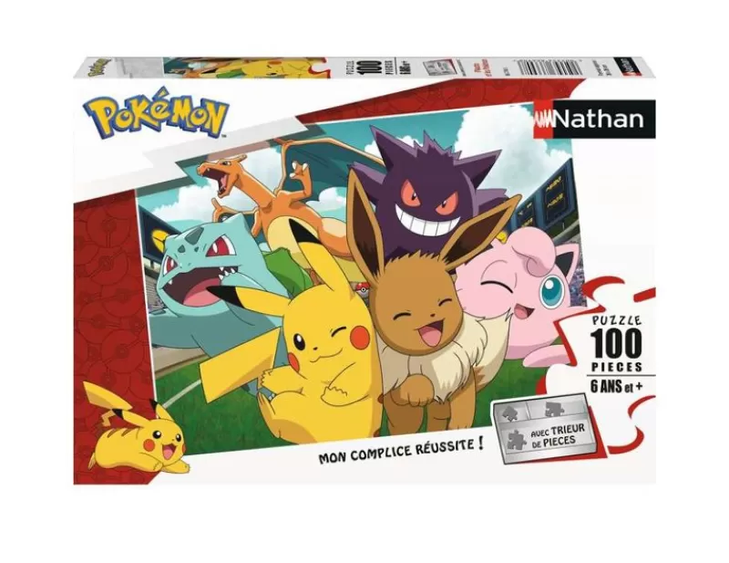 Nathan Puzzle De Pikachu Y Pokemon 100 Piezas - ^ Puzzles De 100 A 200 Piezas