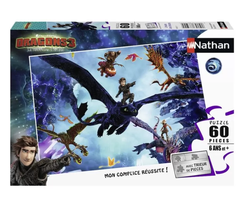 Nathan Puzzle Del Equipo Dragon 60 Piezas - ^ Puzzles De 50 A 80 Piezas